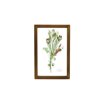 Glass Frame Flower - Pink